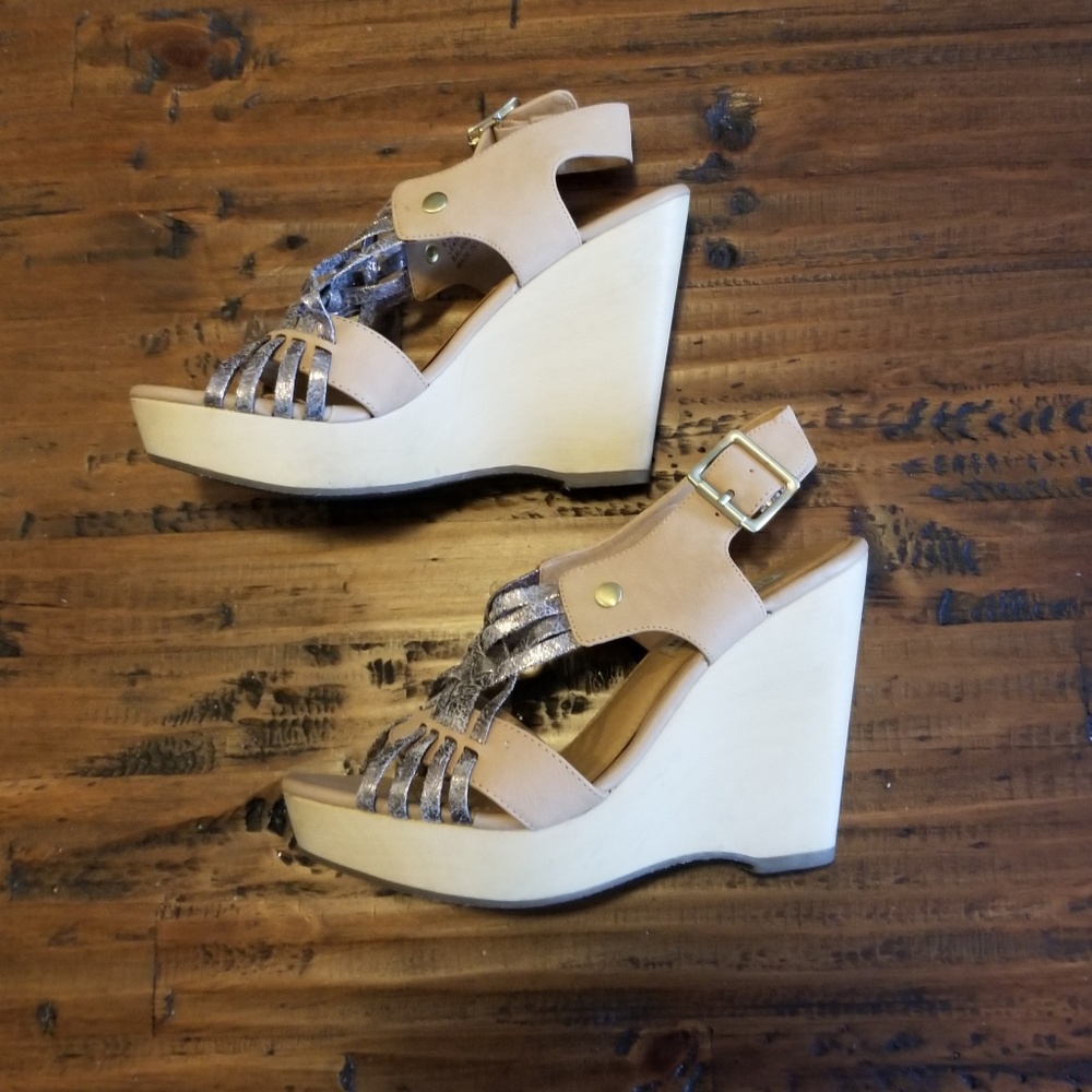 Steve madden Turnpyke Wedges. Sz6.5 - Picture 1 of 4